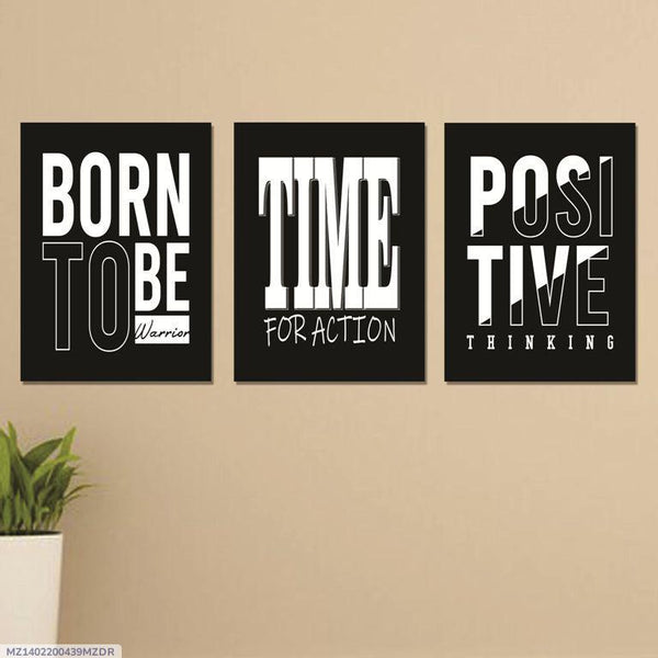 Motivational Wall frame - Pack of 3