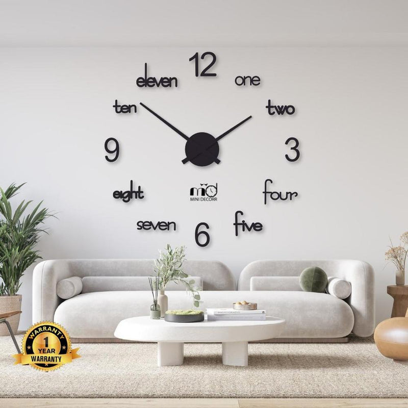 Simple Wooden Wall Clock