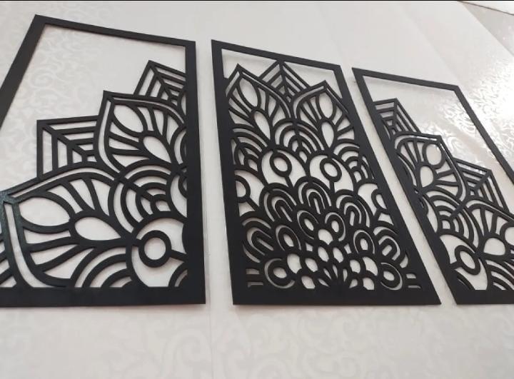 Flower🌹Shape Wooden Design Wall Art💐