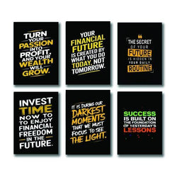 Motivational Wall frame - Pack of 6