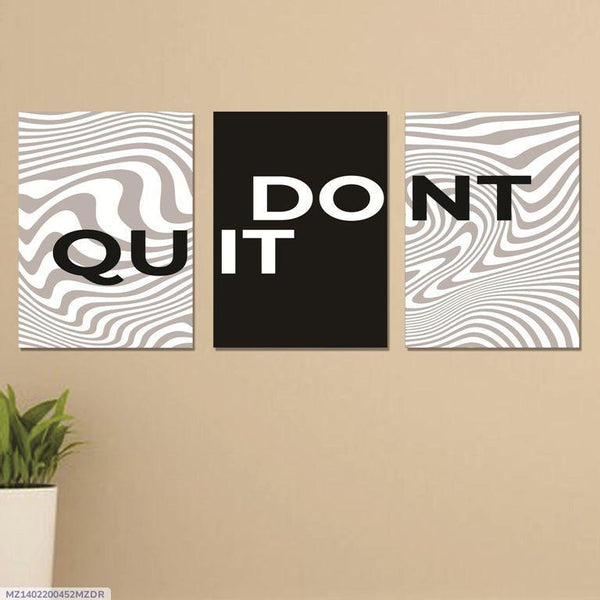 Motivational Wall frame - Pack of 3