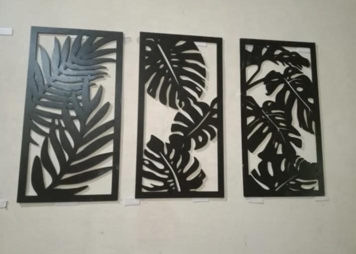 Leaf shape Wooden Design Wall Art