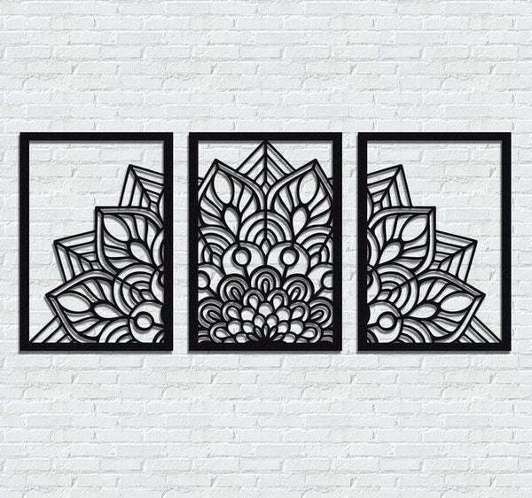 Flower🌹Shape Wooden Design Wall Art💐