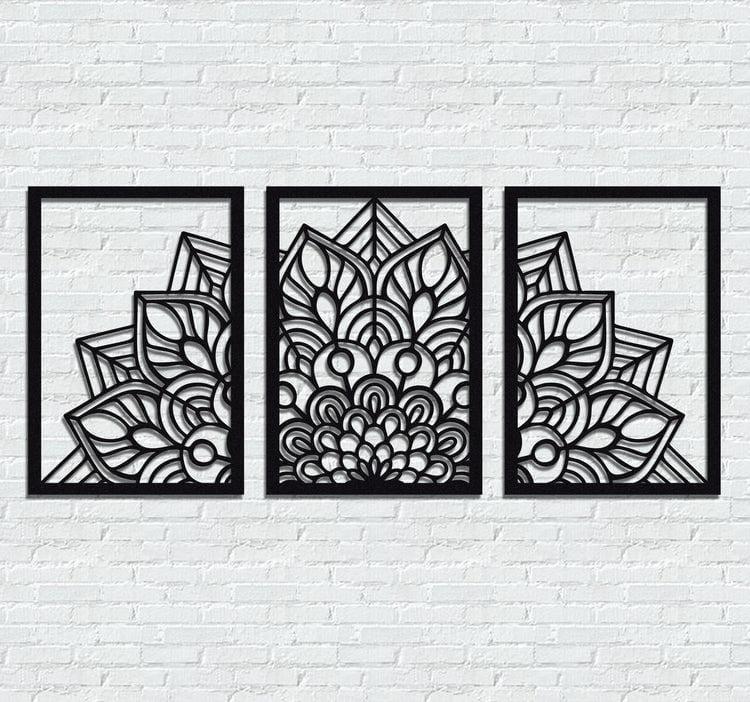 Flower🌹Shape Wooden Design Wall Art💐